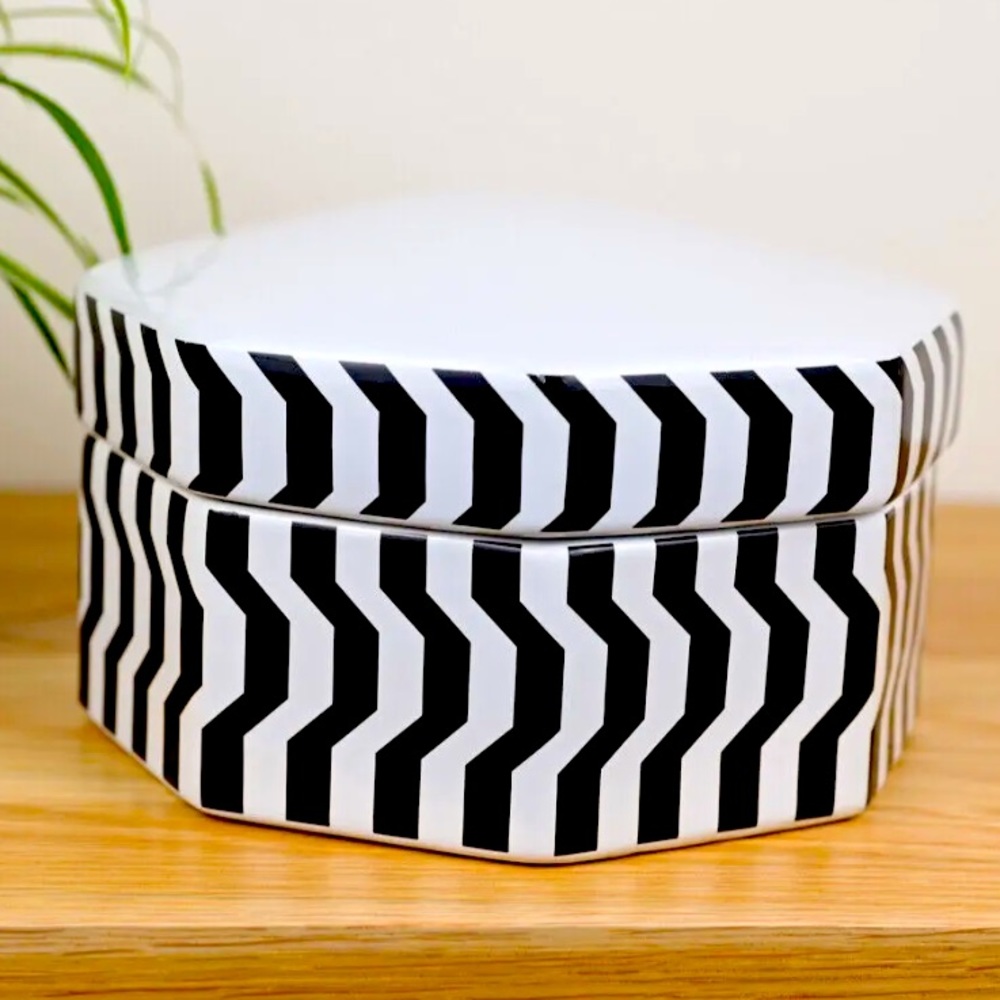 Missoni Black and White canister